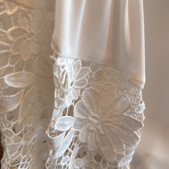 Joseph Ribkoff white lace blouse - Picture 4 of 7